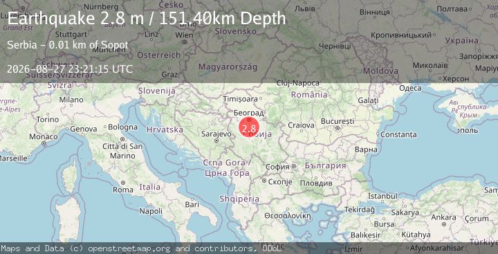 Map of SERBIA