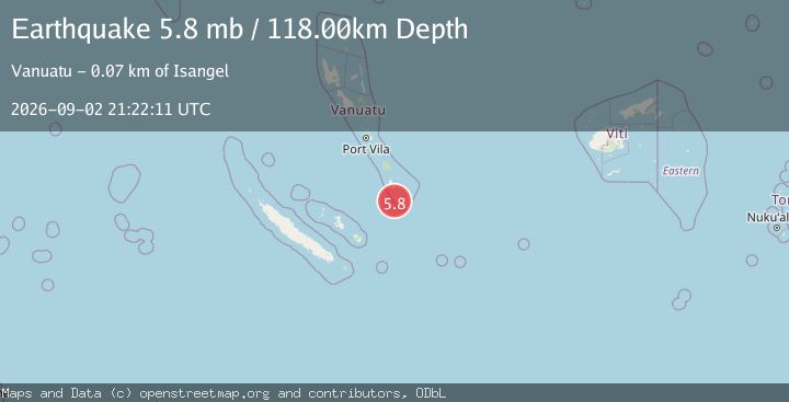 Map of VANUATU