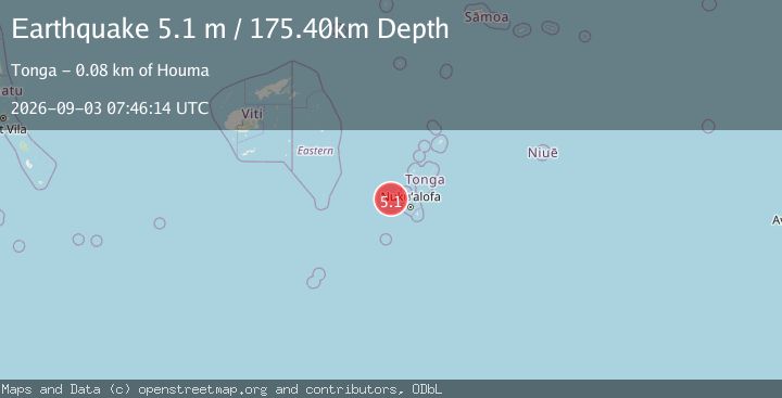 Map of TONGA