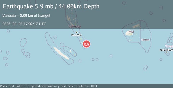 Map of VANUATU