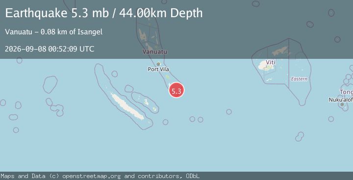 Map of VANUATU