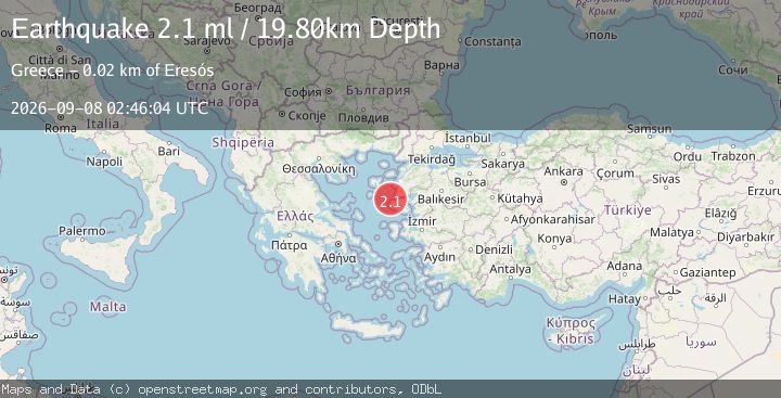 Map of AEGEAN SEA