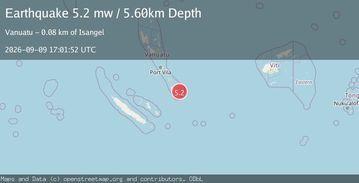 Map of VANUATU