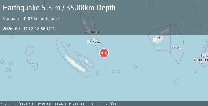 Map of VANUATU