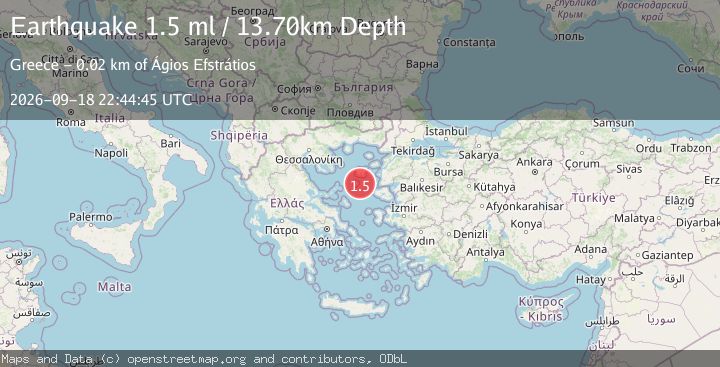 Map of AEGEAN SEA