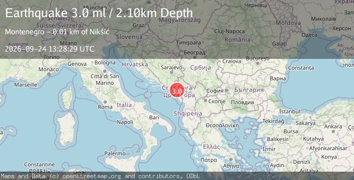 Map of MONTENEGRO