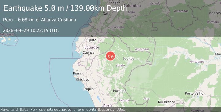 Map of NORTHERN PERU