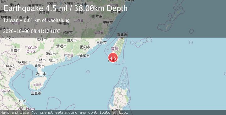 Map of TAIWAN