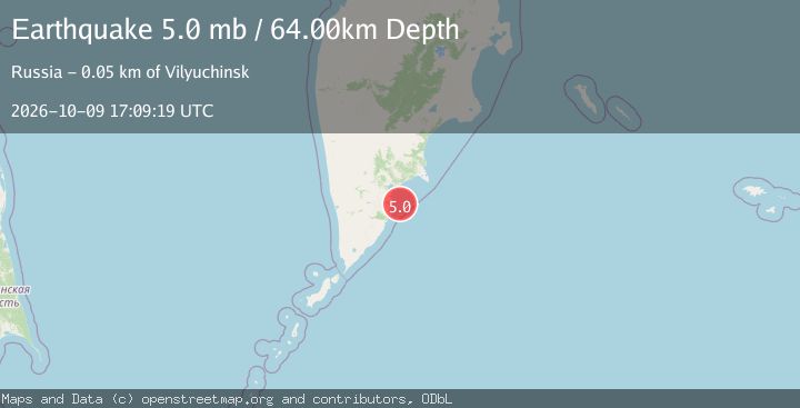 Map of NEAR EAST COAST OF KAMCHATKA