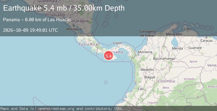Map of PANAMA