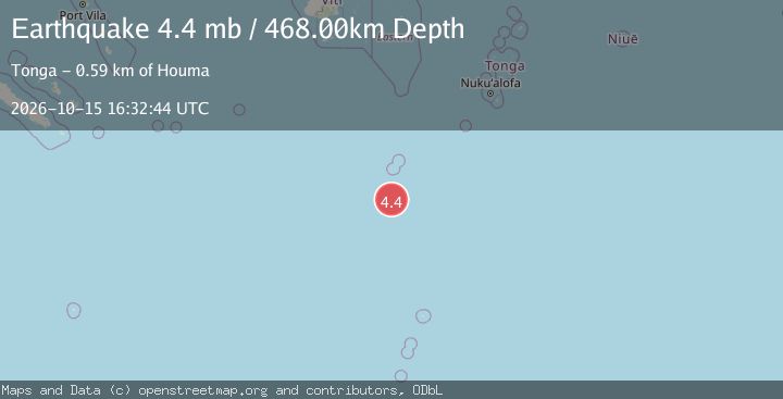 Map of SOUTH OF FIJI ISLANDS