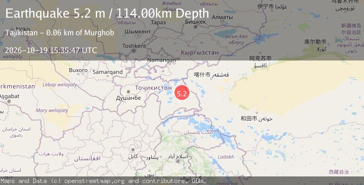 Map of TAJIKISTAN