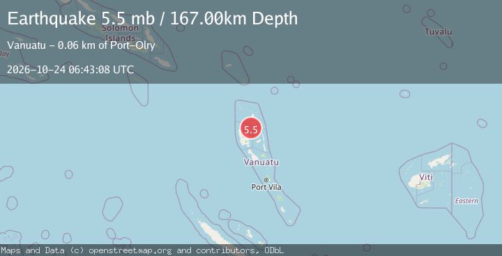 Map of VANUATU