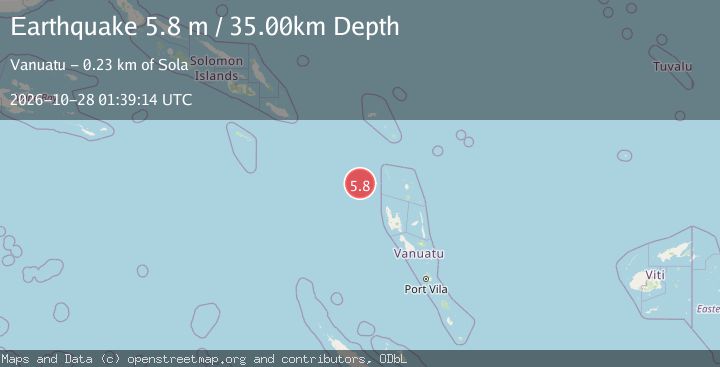 Map of VANUATU