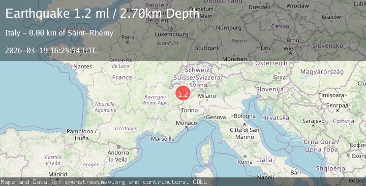 Map of NORTHERN ITALY