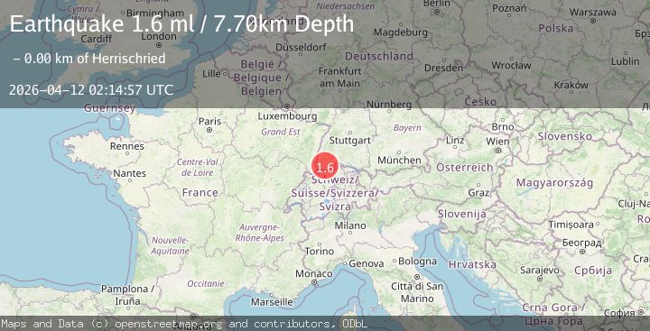 Map of FRANCE-GERMANY BORDER REGION
