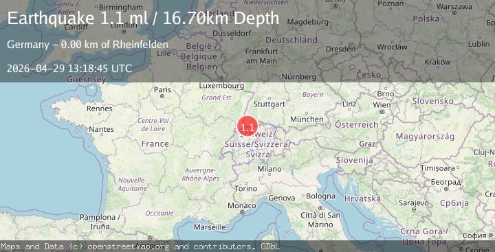 Map of FRANCE-GERMANY BORDER REGION