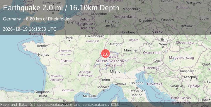 Map of FRANCE-GERMANY BORDER REGION