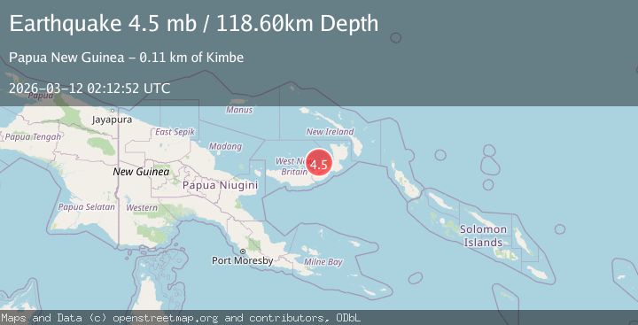 Map of NEW BRITAIN REGION, P.N.G.