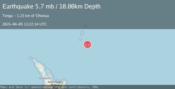 Map of SOUTH OF KERMADEC ISLANDS