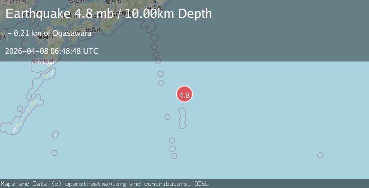 Map of BONIN ISLANDS, JAPAN REGION