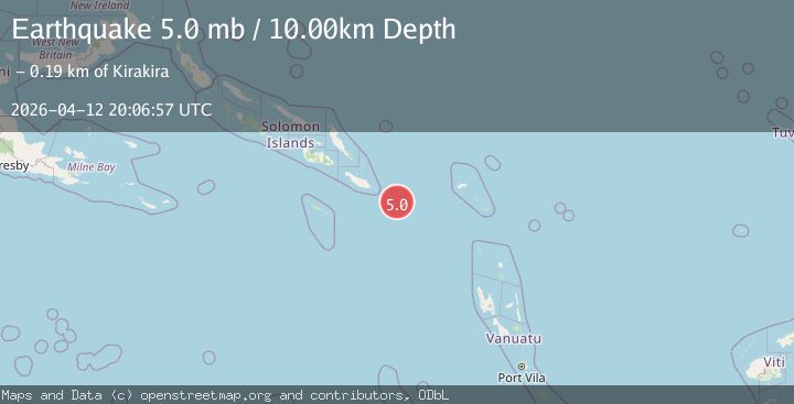 Map of SOLOMON ISLANDS