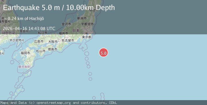 Map of OFF EAST COAST OF HONSHU, JAPAN
