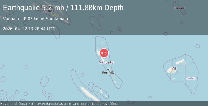 Map of VANUATU