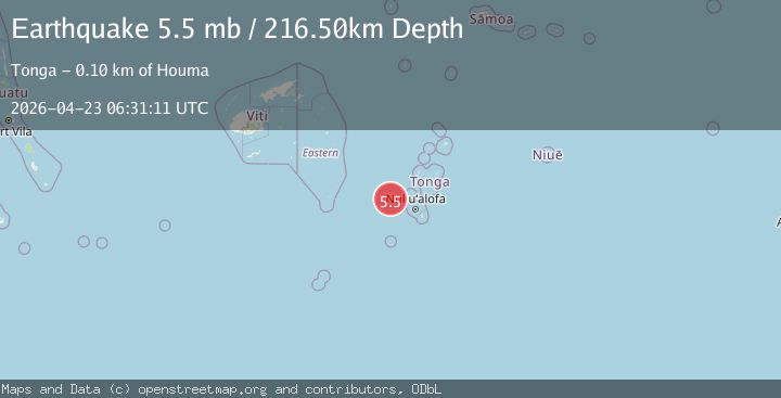 Map of FIJI REGION
