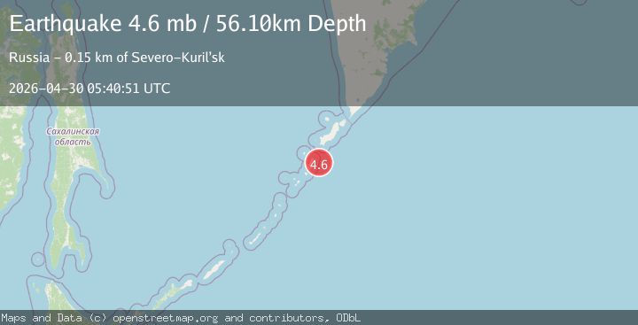Map of KURIL ISLANDS