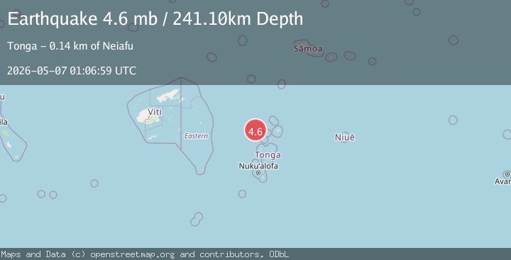 Map of TONGA
