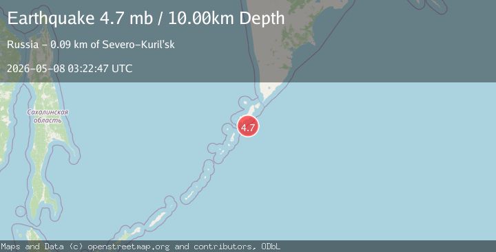 Map of KURIL ISLANDS