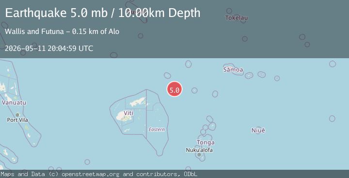 Map of FIJI REGION