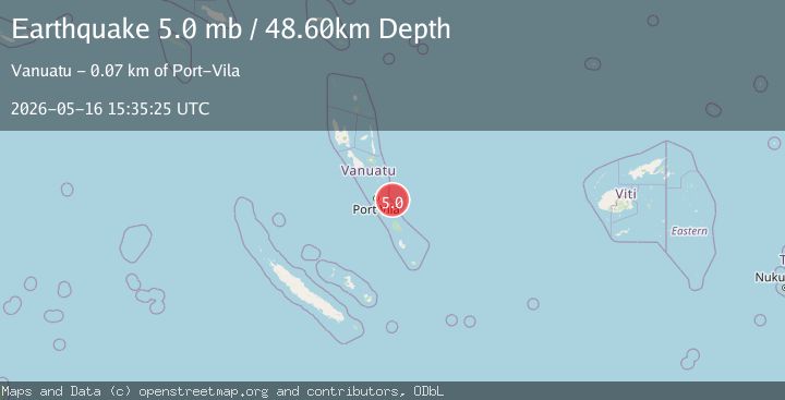 Map of VANUATU