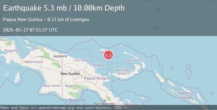 Map of ADMIRALTY ISLANDS REGION, P.N.G.