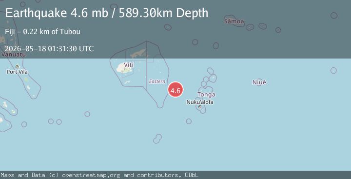 Map of FIJI REGION