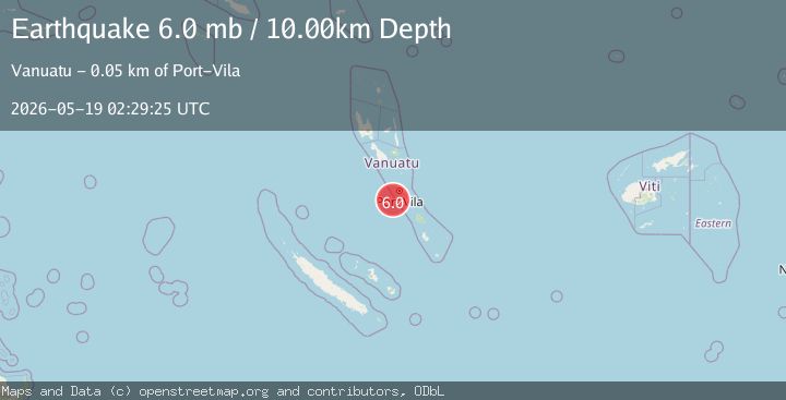 Map of VANUATU