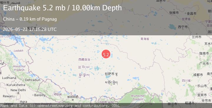 Map of XIZANG-QINGHAI BORDER REGION