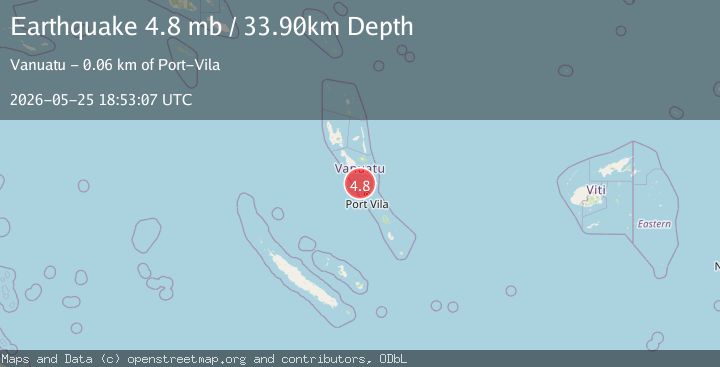 Map of VANUATU