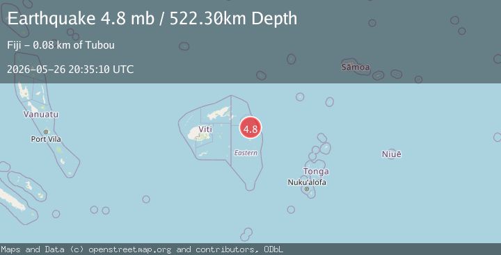 Map of FIJI REGION