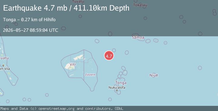 Map of FIJI REGION