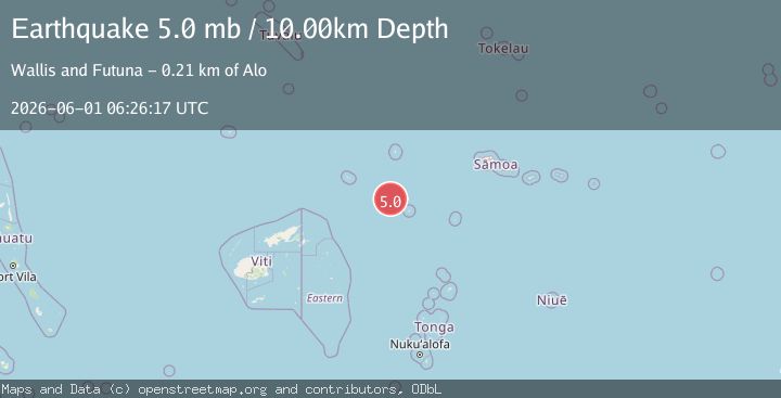 Map of FIJI REGION