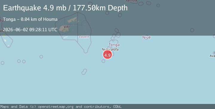 Map of TONGA