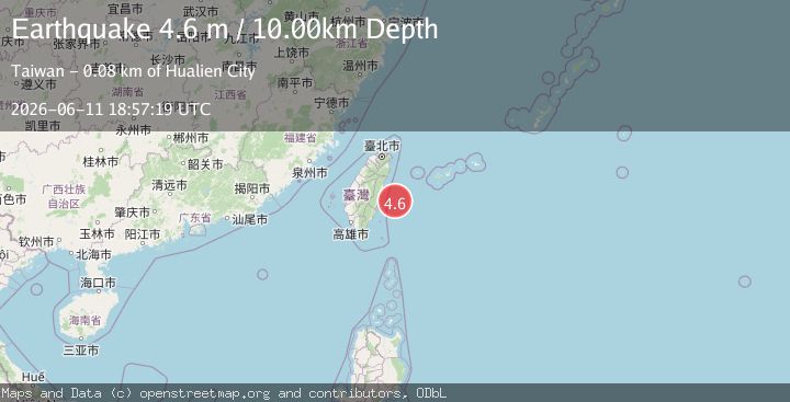 Map of TAIWAN REGION