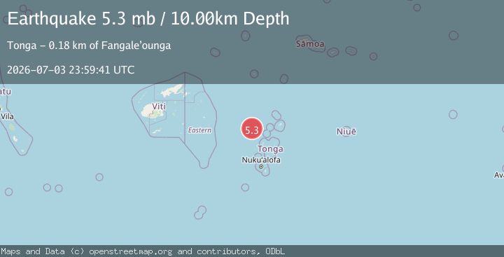 Map of TONGA
