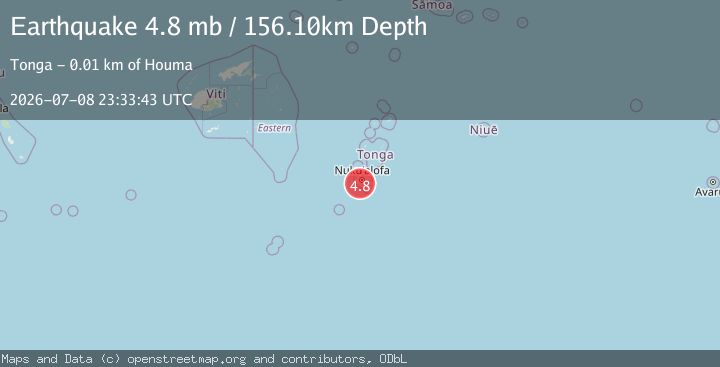 Map of TONGA