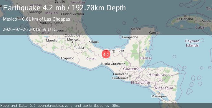 Map of VERACRUZ, MEXICO