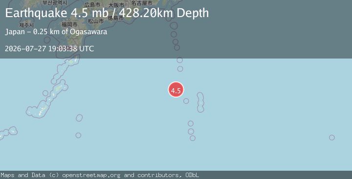 Map of BONIN ISLANDS, JAPAN REGION