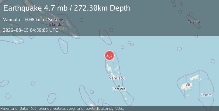 Map of VANUATU