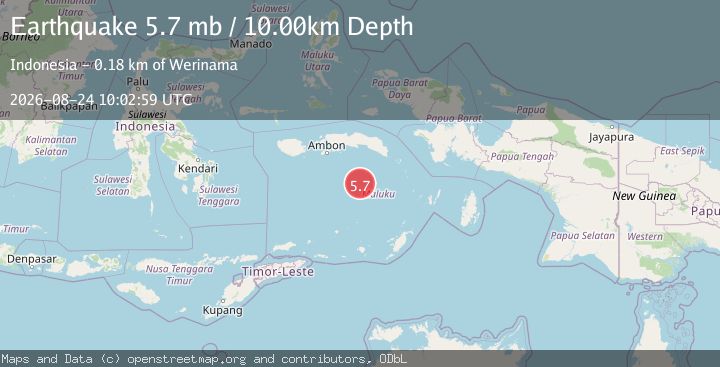 Map of BANDA SEA
